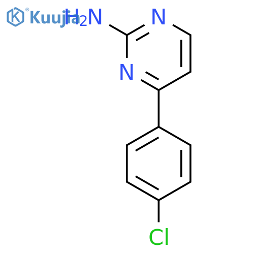 4-(4-Chlorophenyl)pyrimidin-2-amine structure