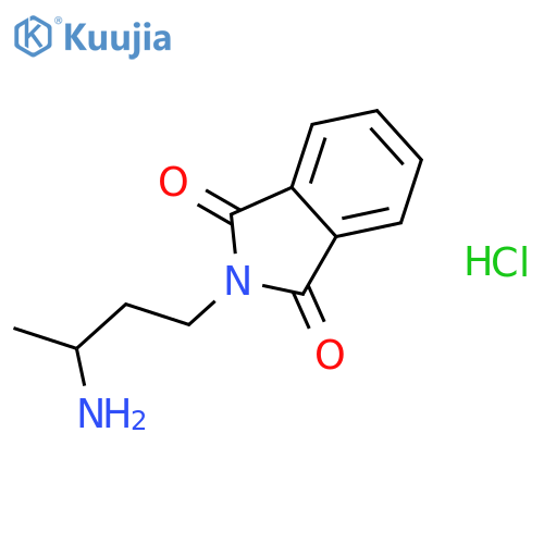 2-(3-Aminobutyl)isoindoline-1,3-dione hydrochloride structure
