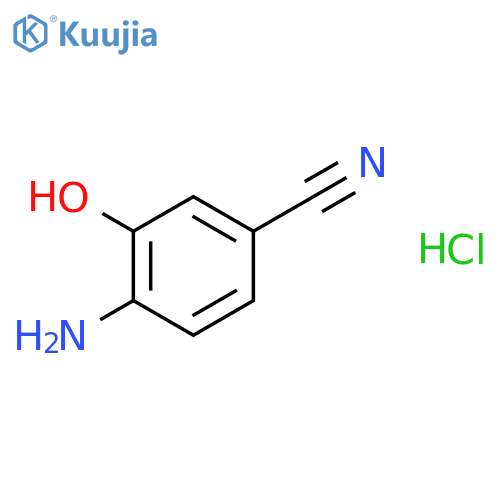 4-Amino-3-hydroxybenzonitrile hydrochloride structure