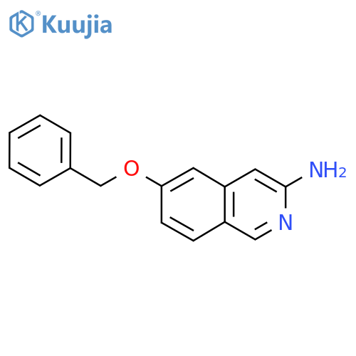 6-(Benzyloxy)isoquinolin-3-amine structure