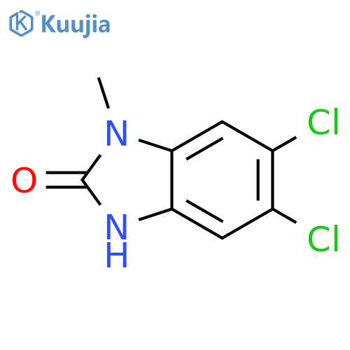5,6-dichloro-1-methyl-2,3-dihydro-1H-1,3-benzodiazol-2-one structure