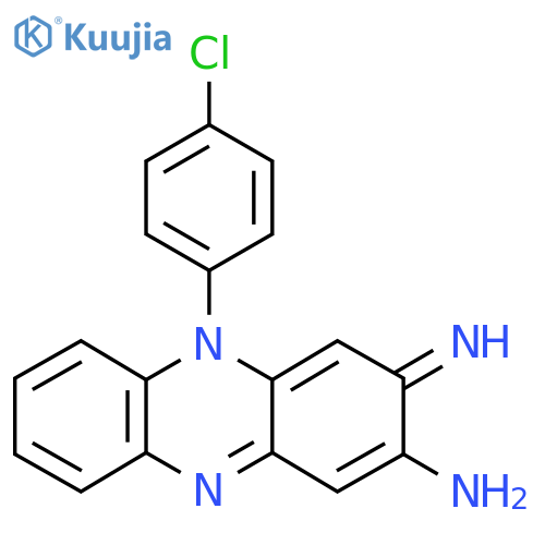5-(4-Chlorophenyl)-3,5-dihydro-3-imino-2-phenazinamine structure