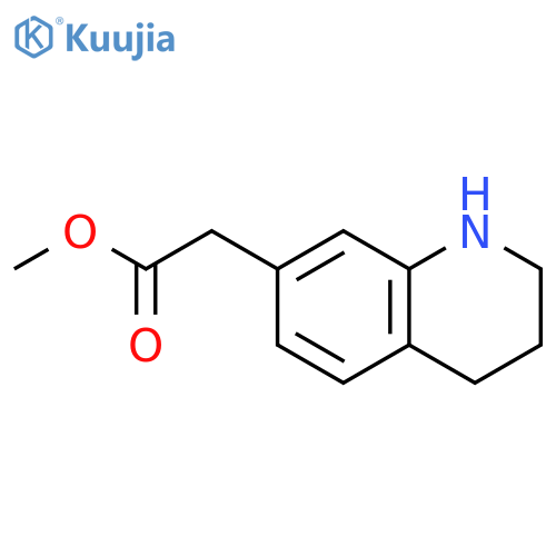 METHYL 2-(1,2,3,4-TETRAHYDROQUINOLIN-7-YL)ACETATE structure