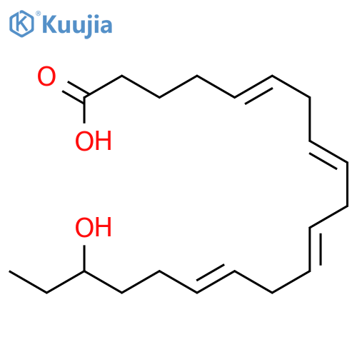 5,8,11,14-Eicosatetraenoicacid, 18-hydroxy-, (5Z,8Z,11Z,14Z)- structure