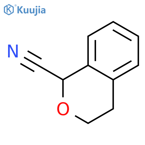 3,4-dihydro-1H-2-benzopyran-1-carbonitrile structure