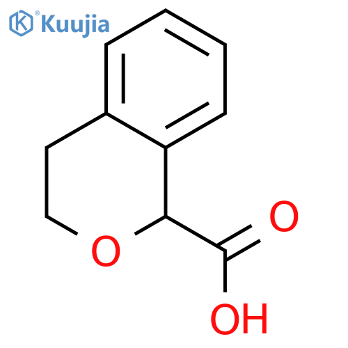 3,4-DIHYDRO-1H-2-BENZOPYRAN-1-CARBOXYLIC ACID structure