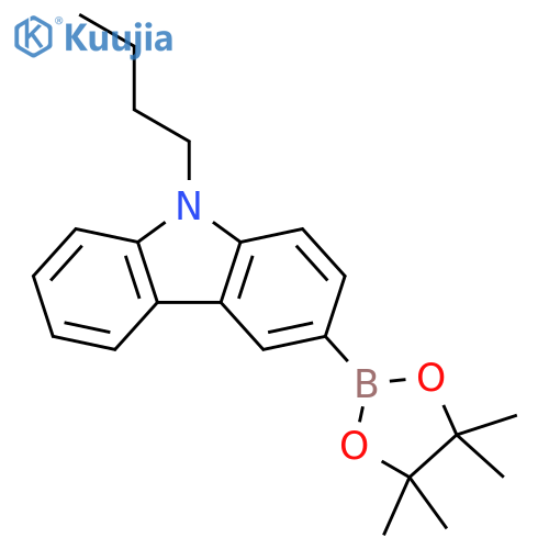 9-Butyl-3-(4,4,5,5-tetramethyl-1,3,2-dioxaborolan-2-yl)-9H-carbazole structure
