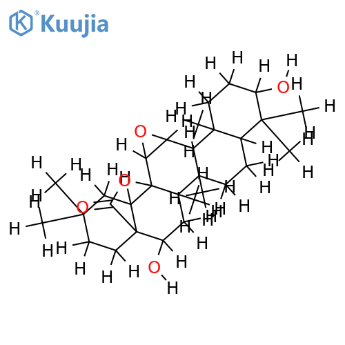 3beta,16alpha-dihydroxy-11alpha,12alpha-epoxyolean-28,13beta-olide structure