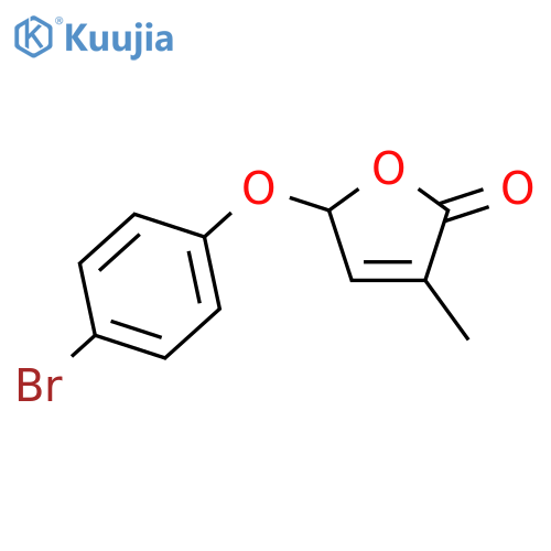 5-(4-bromophenoxy)-3-methylfuran-2(5H)-one structure