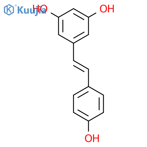 1,3-Benzenediol, 5-[2-(4-hydroxyphenyl)ethenyl]- structure