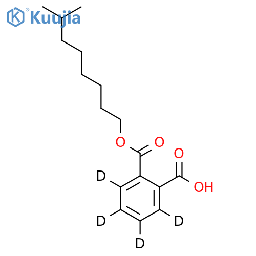 1,2-Benzenedicarboxylic Acid 1-(7-Methyloctyl) Ester-d4 structure