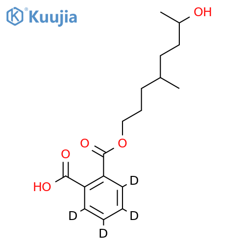 1,2-Benzenedicarboxylic Acid 1-(7-Hydroxy-4-methyloctyl) Ester-d4(Mixture of Diastereomers) structure
