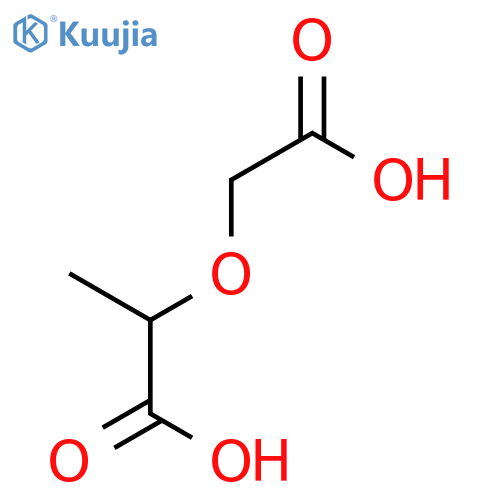 Propanoic acid, 2-(carboxymethoxy)- structure
