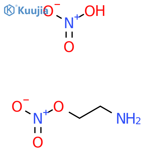 2-Nitratoethylamine nitrate structure