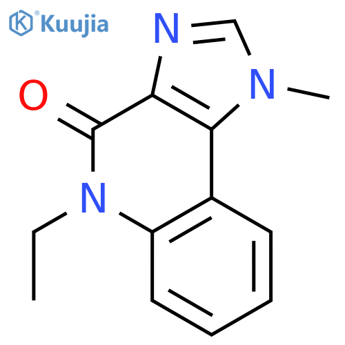 5-ethyl-1-methyl-1,5-dihydro-4H-imidazo[4,5-c]quinolin-4-one structure