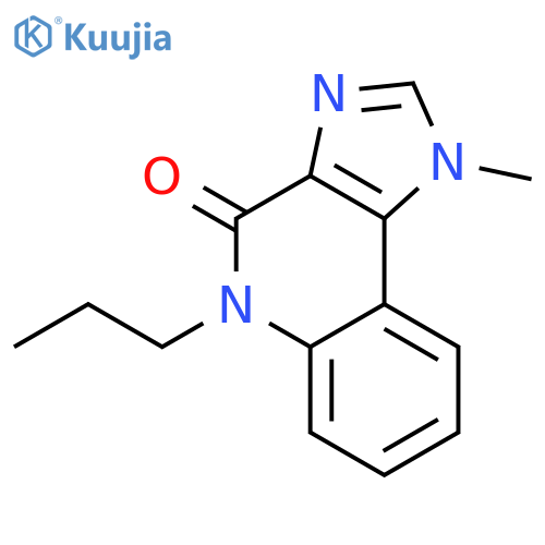 4H-Imidazo[4,5-c]quinolin-4-one,1,5-dihydro-1-methyl-5-propyl- structure