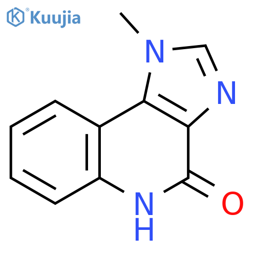 1,5-dihydro-1-methyl-4H-Imidazo[4,5-c]quinolin-4-one structure