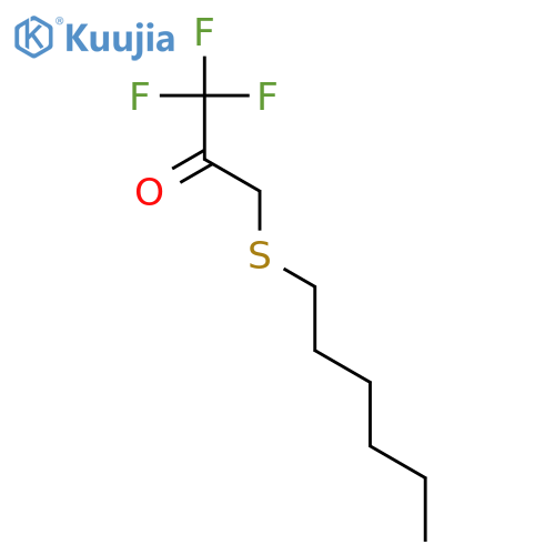 1,1,1-Trifluoro-3-(hexylthio)propan-2-one structure