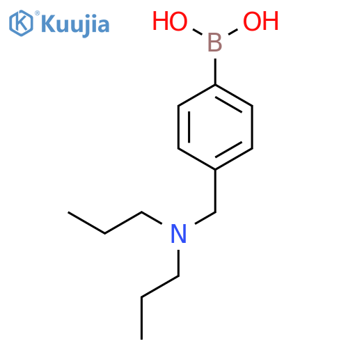 (4-((Dipropylamino)methyl)phenyl)boronic acid structure