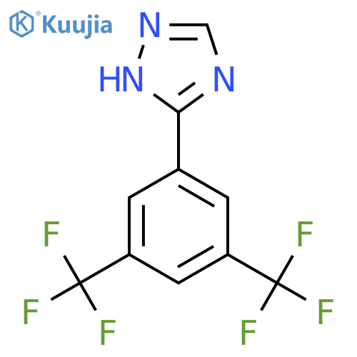 3-(3,5-Bis(trifluoromethyl)phenyl)-1H-1,2,4-triazole structure