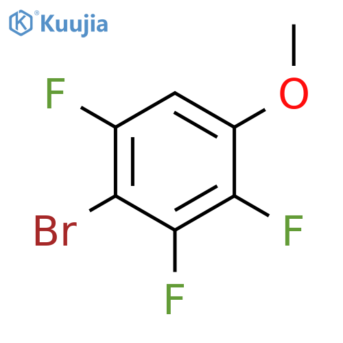 Benzene, 2-bromo-1,3,4-trifluoro-5-methoxy- structure