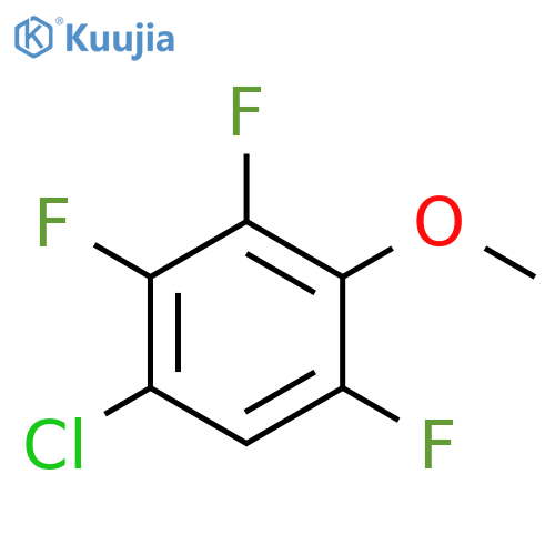 Benzene, 1-chloro-2,3,5-trifluoro-4-methoxy- structure