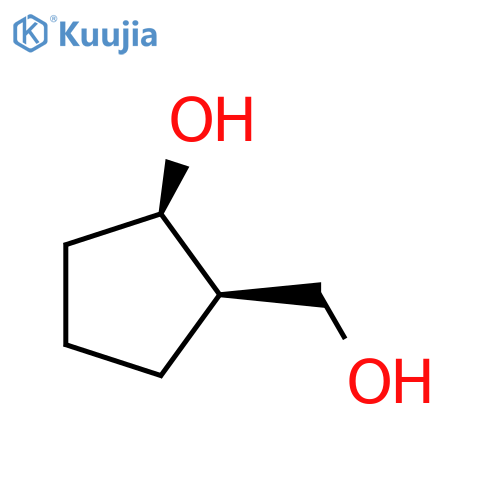 Cyclopentanemethanol, 2-hydroxy-, (1R,2S)- structure