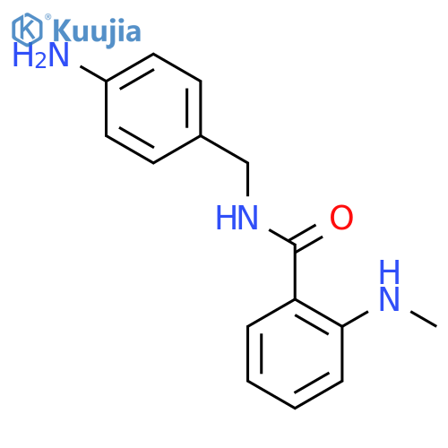 N-(4-Aminobenzyl)-2-(methylamino)benzamide structure