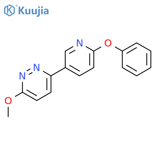 3-Methoxy-6-(6-phenoxypyridin-3-yl)pyridazine structure