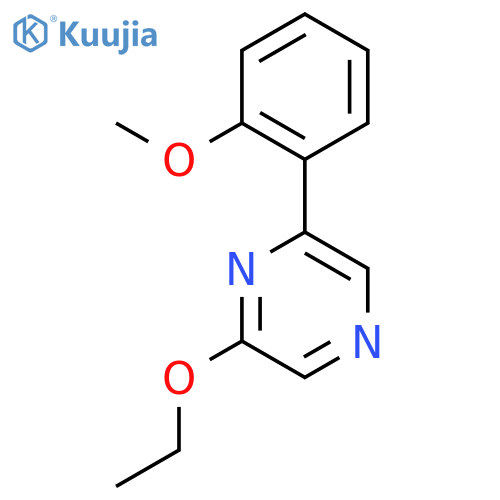 2-Ethoxy-6-(2-methoxyphenyl)pyrazine structure