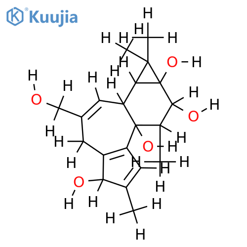 3-hydroxy-4,10-dehydrophorbol structure