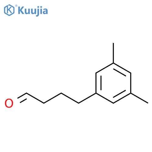 4-(3,5-dimethylphenyl)butanal structure