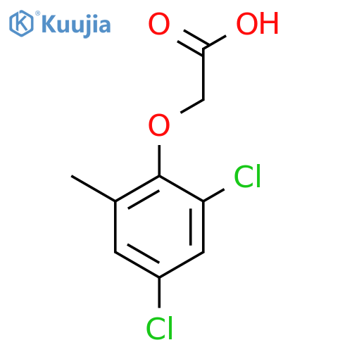 (2,4-dichloro-6-methylphenoxy)acetic acid structure