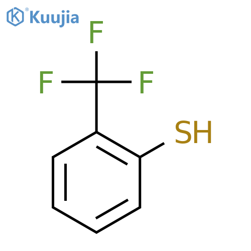 2-(Trifluoromethyl)thiophenol structure