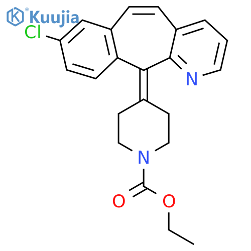 Ethyl 4-(8-chloro-11H-benzo5,6cyclohepta1,2-bpyridin-11-ylidene)piperidine-1-carboxylate structure