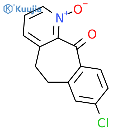 8-Chloro-5,6-dihydro-11H-benzo5,6cyclohepta1,2-bpyridin-11-one 1-Oxide structure