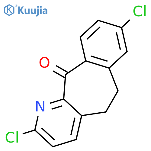 2,8-Dichloro-5,6-dihydro-11H-benzo5,6cyclohepta1,2-bpyridin-11-one structure