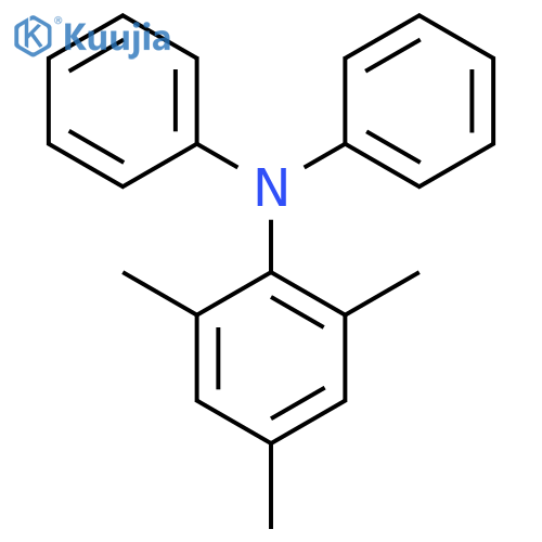 2,4,6-Trimethyl-N,N-diphenylaniline structure