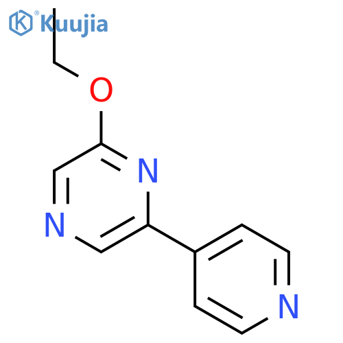 2-Ethoxy-6-(pyridin-4-yl)pyrazine structure