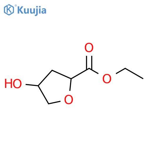 Ethyl 4-hydroxytetrahydrofuran-2-carboxylate structure