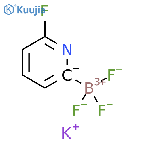 potassium-6-fluoropyridine-2-trifluoroborate structure