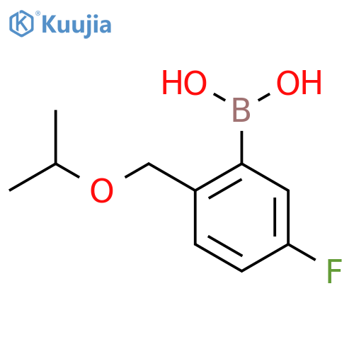5-Fluoro-2-(isopropoxymethyl)phenylboronic acid structure