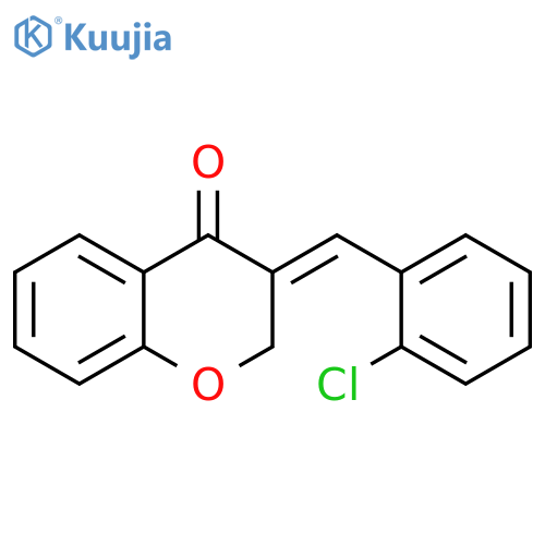 3-(E)-(2-Chlorophenyl)methylidene-2,3-dihydro-4H-chromen-4-one structure