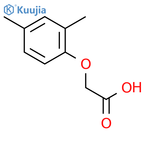 (2,4-Dimethylphenoxy)acetic Acid structure