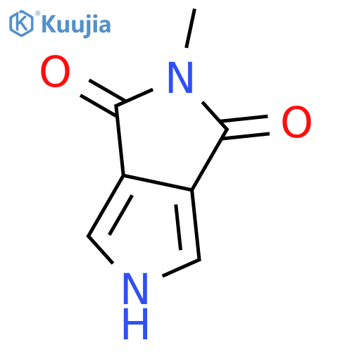 Pyrrolo[3,4-c]pyrrole-1,3(2H,5H)-dione, 2-methyl- (9CI) structure