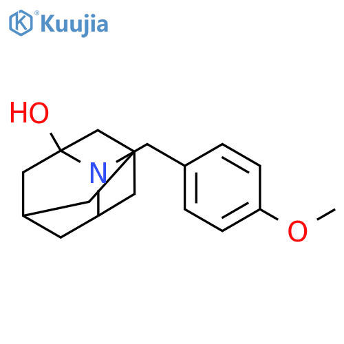 2-(4-Methoxy-benzyl)-2-azaadamantan-1-ol structure