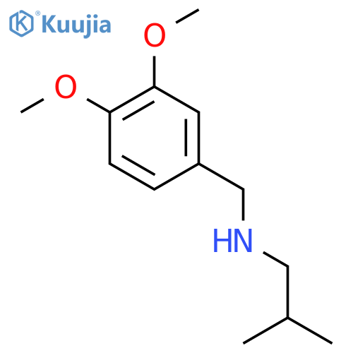 [(3,4-Dimethoxyphenyl)methyl](2-methylpropyl)amine structure
