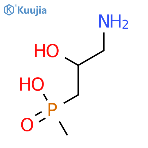 Phosphinic acid,P-[(2R)-3-amino-2-hydroxypropyl]-P-methyl- structure