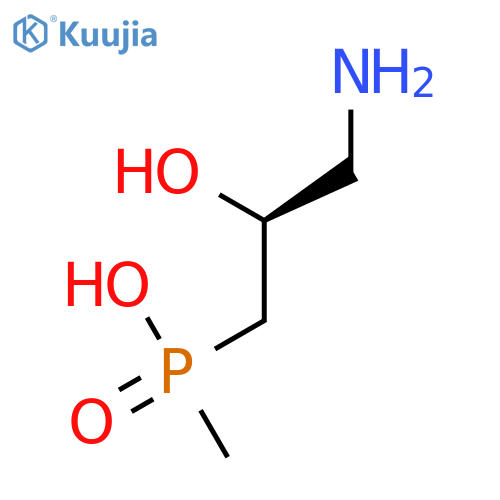 Phosphinic acid, [(2S)-3-amino-2-hydroxypropyl]methyl- structure