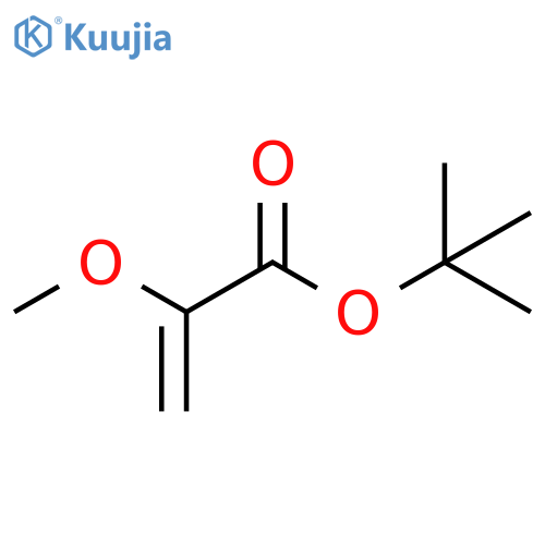 2-Propenoic acid, 2-methoxy-, 1,1-dimethylethyl ester structure